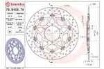 Tarcza hamulcowa BREMBO 78B40876