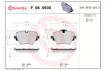 Klocki hamulcowe - komplet BREMBO P 06 093E