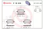 Klocki hamulcowe - komplet BREMBO P 10 015