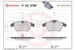 Klocki hamulcowe - komplet BREMBO P 24 076E
