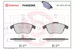 Klocki hamulcowe - komplet BREMBO P44020NX