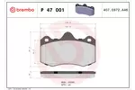 Klocki hamulcowe - komplet BREMBO P 47 001
