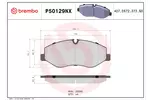 Klocki hamulcowe - komplet BREMBO P50129NX