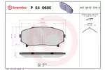 Klocki hamulcowe - komplet BREMBO P 54 060E