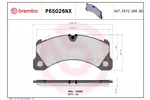 Klocki hamulcowe - komplet BREMBO P65026NX