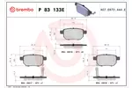 Klocki hamulcowe - komplet BREMBO P 83 133E