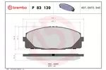 Klocki hamulcowe - komplet BREMBO P 83 139