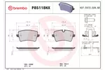 Klocki hamulcowe - komplet BREMBO P85118NX
