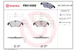 Klocki hamulcowe - komplet BREMBO P85145NX