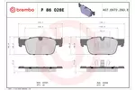Klocki hamulcowe - komplet BREMBO P 86 028E