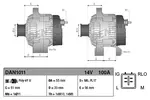 Alternator DENSO DAN1011 - fot.4