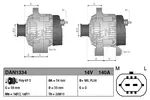 Alternator DENSO DAN1334 - fot.3