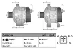 Alternator DENSO DAN1354 - fot.1