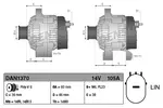 Alternator DENSO DAN1370 - fot.3
