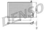 Chłodnica klimatyzacji - skraplacz DENSO DCN10021