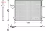 Chłodnica klimatyzacji - skraplacz DENSO DCN10029