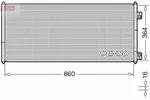 Chłodnica klimatyzacji - skraplacz DENSO DCN10032