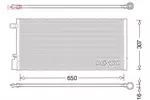 Chłodnica klimatyzacji - skraplacz DENSO DCN15005