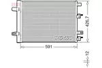 Chłodnica klimatyzacji - skraplacz DENSO DCN17063