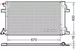 Chłodnica klimatyzacji - skraplacz DENSO DCN20002