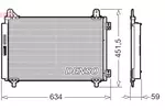 Chłodnica klimatyzacji - skraplacz DENSO DCN21034