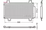Chłodnica klimatyzacji - skraplacz DENSO DCN40033