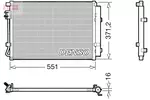 Chłodnica klimatyzacji - skraplacz DENSO DCN41022