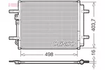 Chłodnica klimatyzacji - skraplacz DENSO DCN41025