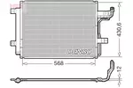 Chłodnica klimatyzacji - skraplacz DENSO DCN44019