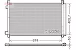 Chłodnica klimatyzacji - skraplacz DENSO DCN46036
