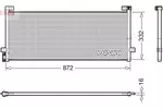 Chłodnica klimatyzacji - skraplacz DENSO DCN99072