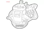 Wentylator wnętrza - dmuchawa DENSO DEA01011