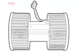 Wentylator wnętrza - dmuchawa DENSO DEA05003