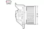 Wentylator wnętrza - dmuchawa DENSO DEA05005