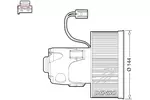 Wentylator wnętrza - dmuchawa DENSO DEA05008