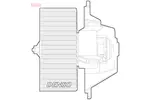 Wentylator wnętrza - dmuchawa DENSO DEA09004