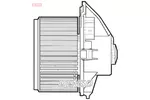 Wentylator wnętrza - dmuchawa DENSO DEA09052