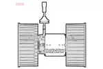 Wentylator wnętrza - dmuchawa DENSO DEA12001