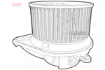 Wentylator wnętrza - dmuchawa DENSO DEA17011