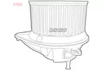 Wentylator wnętrza - dmuchawa DENSO DEA17030