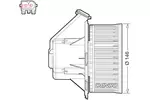 Wentylator wnętrza - dmuchawa DENSO DEA17032