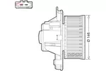Wentylator wnętrza - dmuchawa DENSO DEA21014