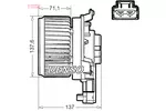Wentylator wnętrza - dmuchawa DENSO DEA40000