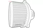 Wentylator wnętrza - dmuchawa DENSO DEA43008