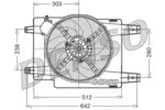Wentylator chłodnicy silnika DENSO DER01011