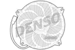 Wentylator chłodnicy silnika DENSO DER07007