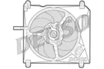 Wentylator chłodnicy silnika DENSO DER09010
