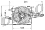 Wentylator chłodnicy silnika DENSO DER09029