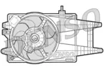 Wentylator chłodnicy silnika DENSO DER09040