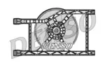 Wentylator chłodnicy silnika DENSO DER09047